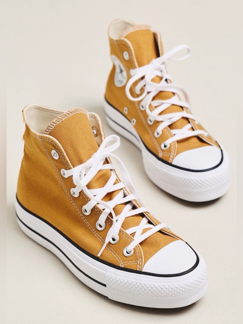 Converse Converse Chuck Taylor Lift Platform Sneakers - Honey Stick